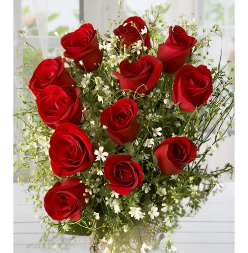 Effection Red Roses Bunch