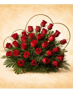  Encaged in Your Love - 30 Roses