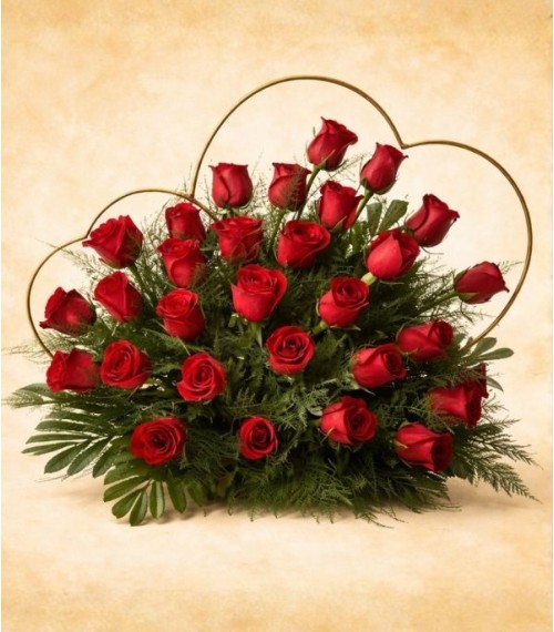  Encaged in Your Love - 30 Roses