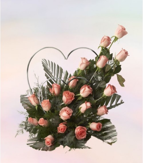 Lady Live Love - 20 Pink Roses