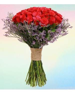 50 Roses Happiness Bunch