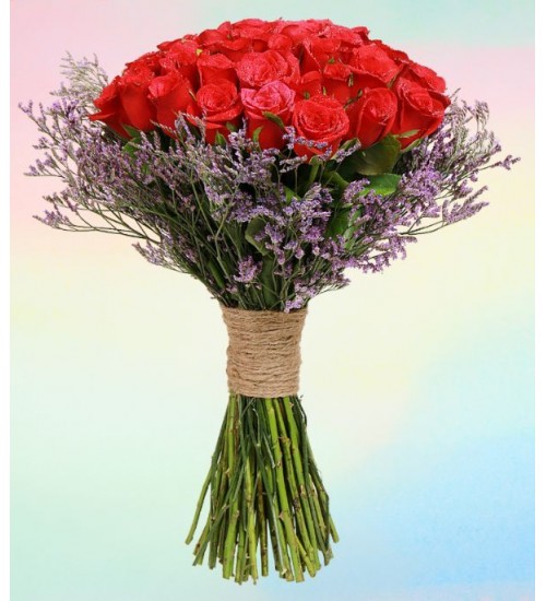 50 Roses Happiness Bunch