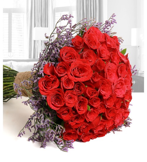 50 Roses Happiness Bunch