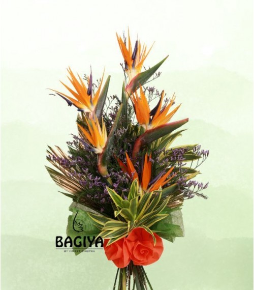 Extravagant Bird of Paradise Bunch