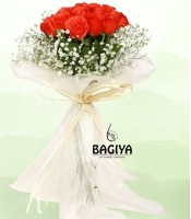 20 Glorious Orange Roses Bunch