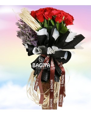 30 Red Roses with Sleek Wrapping