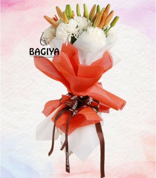 Chrysanthemum and Lily