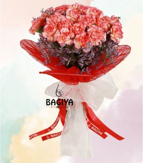 Orange Carnations Love