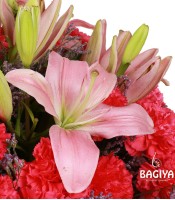Lily Carnations Bunch 