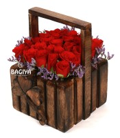 Love Gesture Roses Basket