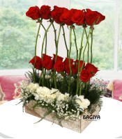 Red Roses Basket 