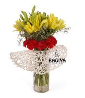 Lily Carnations Bunch