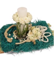 Pearls and Roses Arrangement
