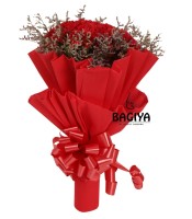 Red Carnations Bunch