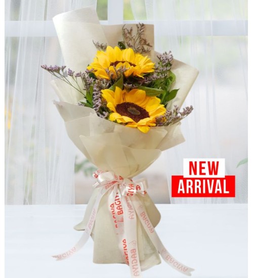 Two Sunflowers Bunch