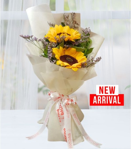 Two Sunflowers Bunch