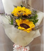 Two Sunflowers Bunch