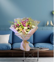 Vibrant Exotic Flower Mix Bouquet