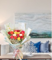 Colourful Roses Mix Bouquet 