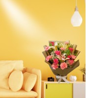 Roses, Lilies and Carnations Bouquet 