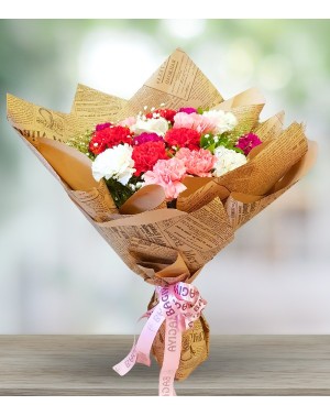 Multicolor Carnation beautiful Bouquet