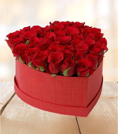 Heart Full Of Red Roses