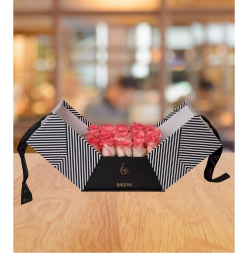 20 Pink Roses Box Surprise