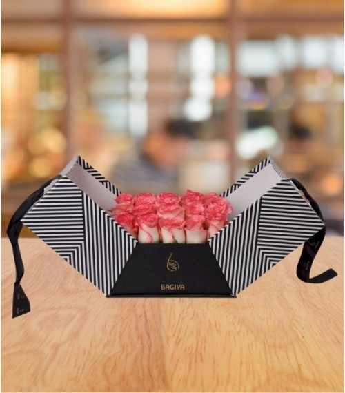 20 Pink Roses Box Surprise