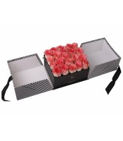 20 Pink Roses Box Surprise