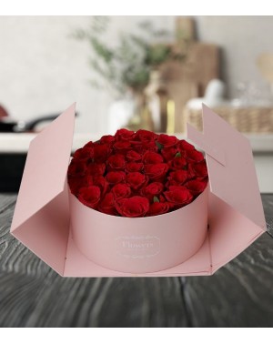 RED ROSES BOX FLORAL
