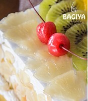 Almond Fresh Fruit Cake 