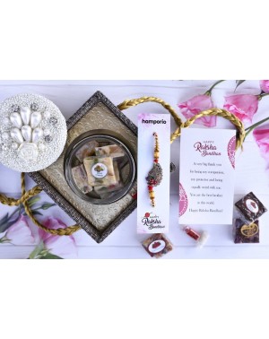 Golden Retreat Rakhi Hamper