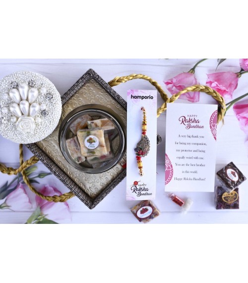 Golden Retreat Rakhi Hamper
