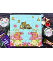Turquoise Delight Rakhi Hamper 