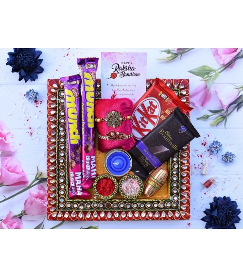 Luxe Rakhi Platter 