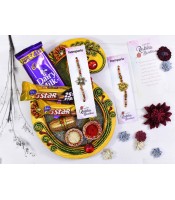 Enticing Platter Rakhi Hamper