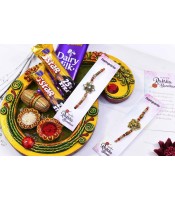Enticing Platter Rakhi Hamper